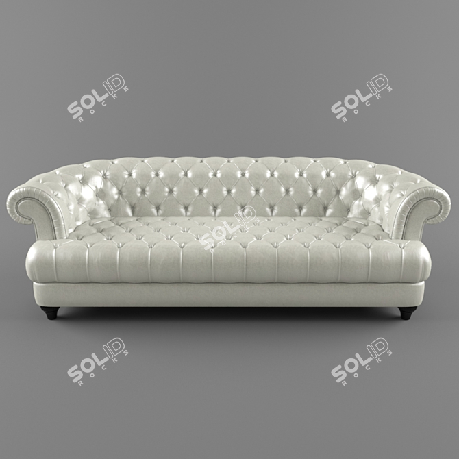 Elegant Lisette Sofa by Cappellini 3D model image 1