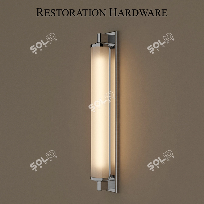 Vintage-inspired CHANDLER SCONCE 3D model image 1