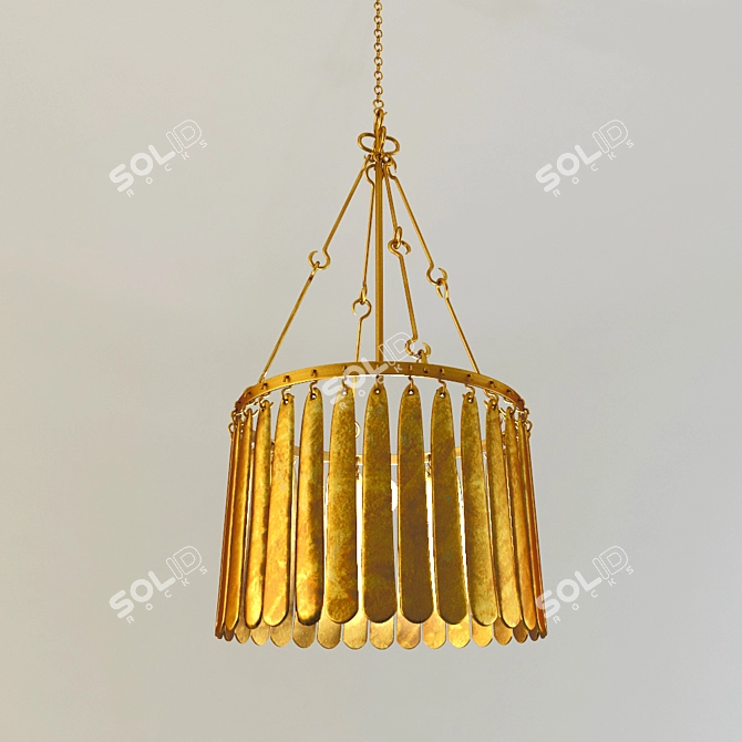 Gisele Ironware Chandelier 3D model image 1