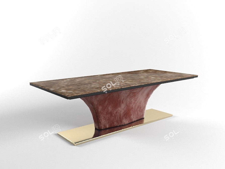 LOVELUXE Omotesando: Elegant and Functional Table 3D model image 1