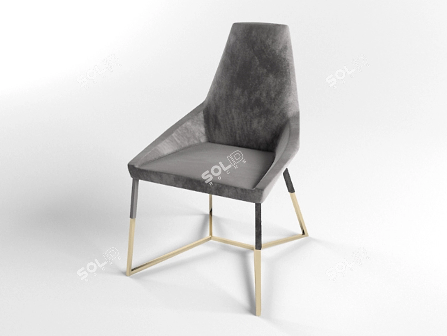 Luxurious Miu Chair: Perfect for Any Space 3D model image 1