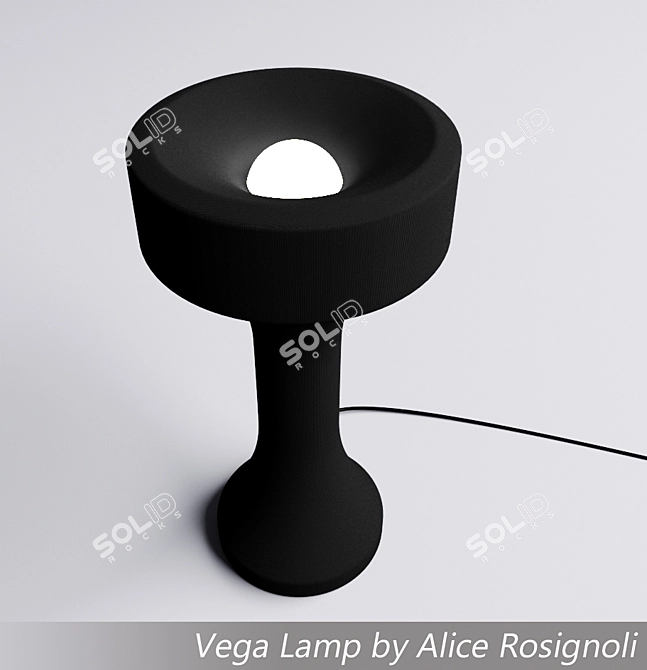 Modern Vega Lamp: Innovative Lighting 3D model image 1