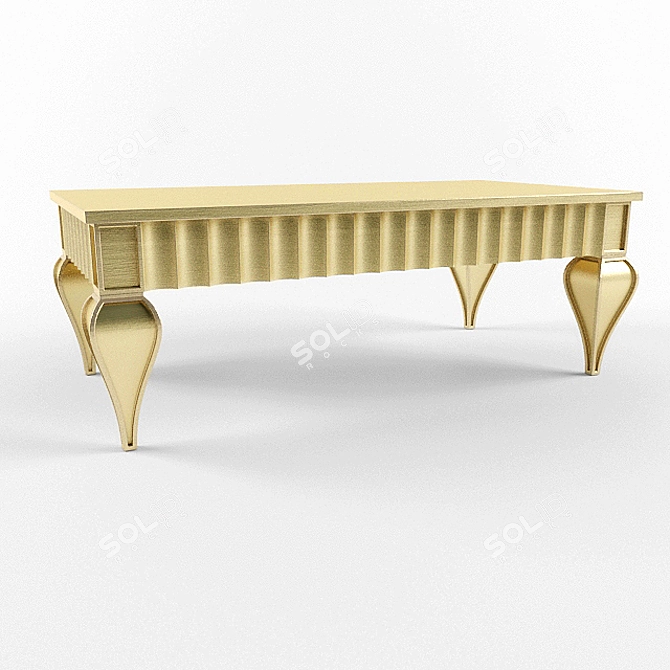 Classic Coffee Table 3D model image 1