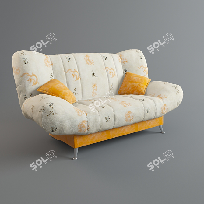 Seductive Textured Casanova Sculpture 3D model image 1