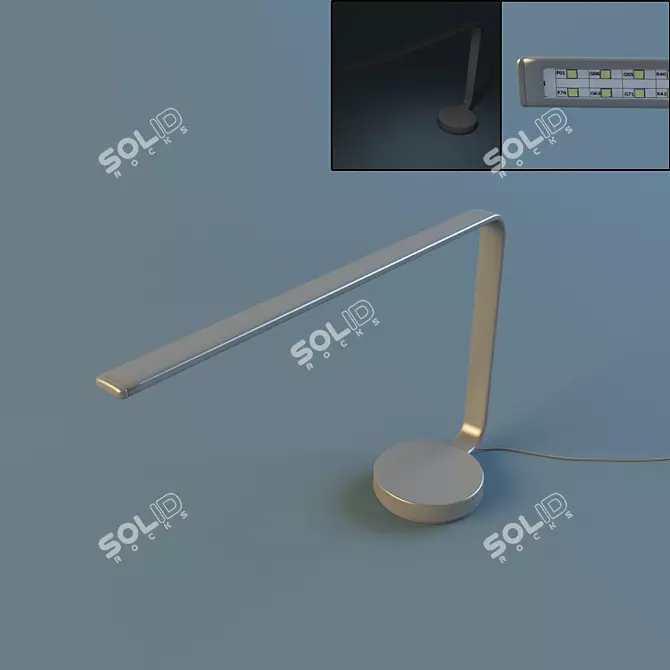 Title: Elegant Illuminated Table 3D model image 1