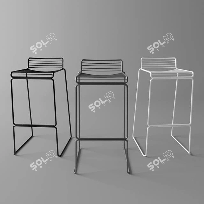 Modern Minimalist Comfort Chair 3D model image 1