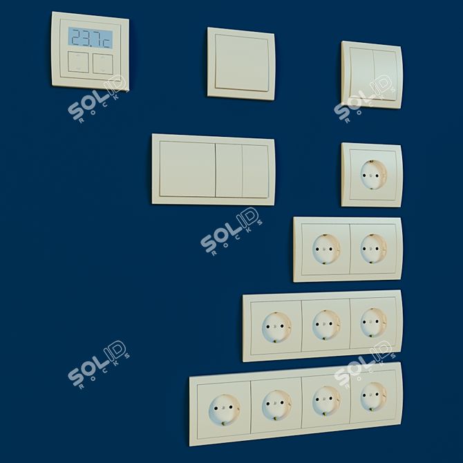 Essential Electrical Accessories 3D model image 1