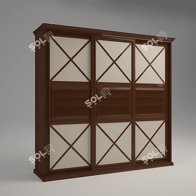 Customizable "Classic" Series Doors 3D model image 1