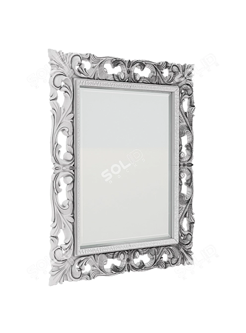 Elegant Reflection: Eurolegno Mirror 3D model image 1