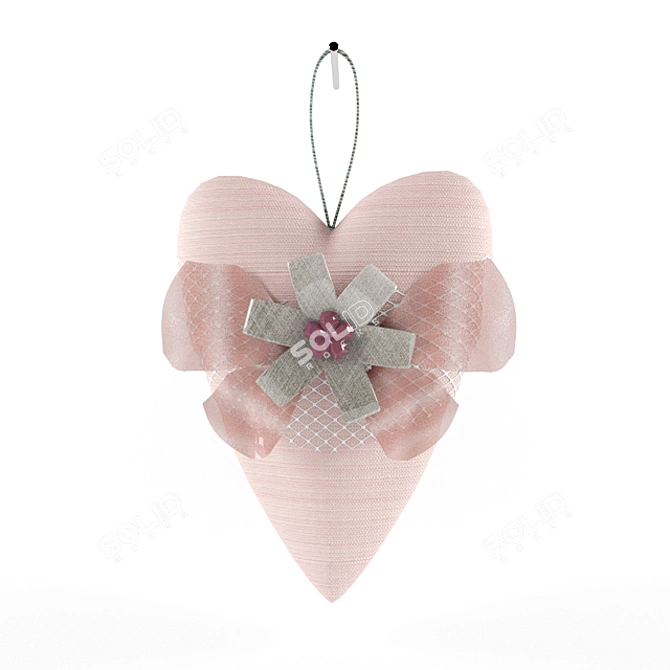  Handmade Heart Souvenir 3D model image 1