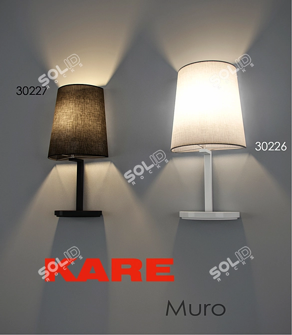 Kare Muro Desk Lamp 3D model image 1