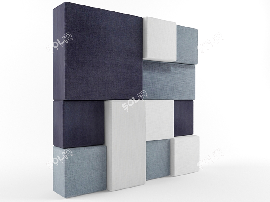 Elevate Your Space with Frequency Wall 3D model image 1