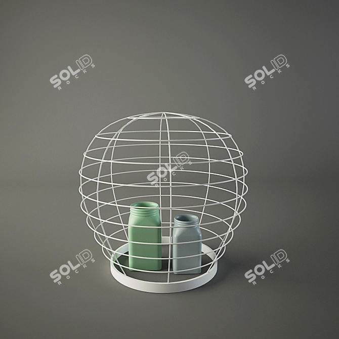 Elegant Home Storage Solution 3D model image 1