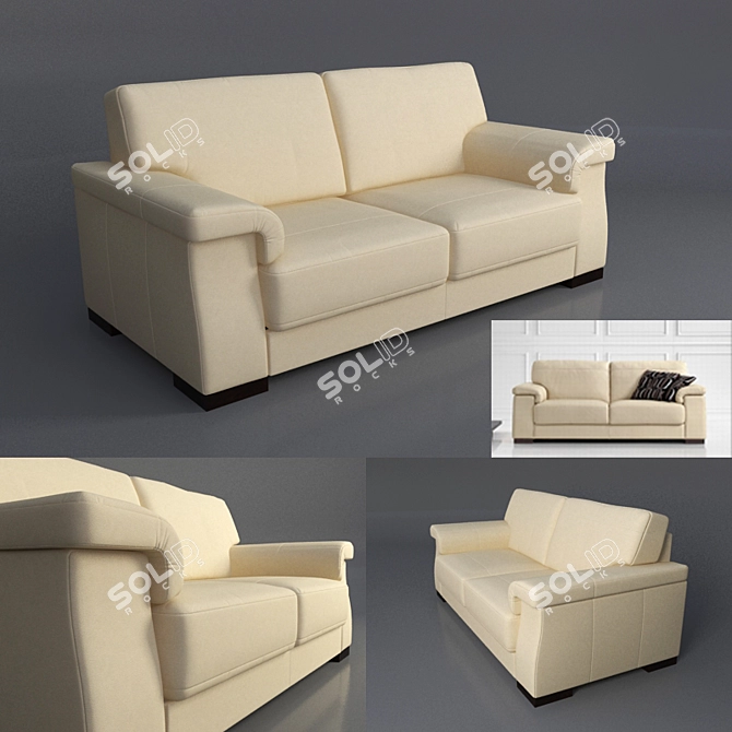 POLOdivani Versus Collection Sofa 3D model image 1