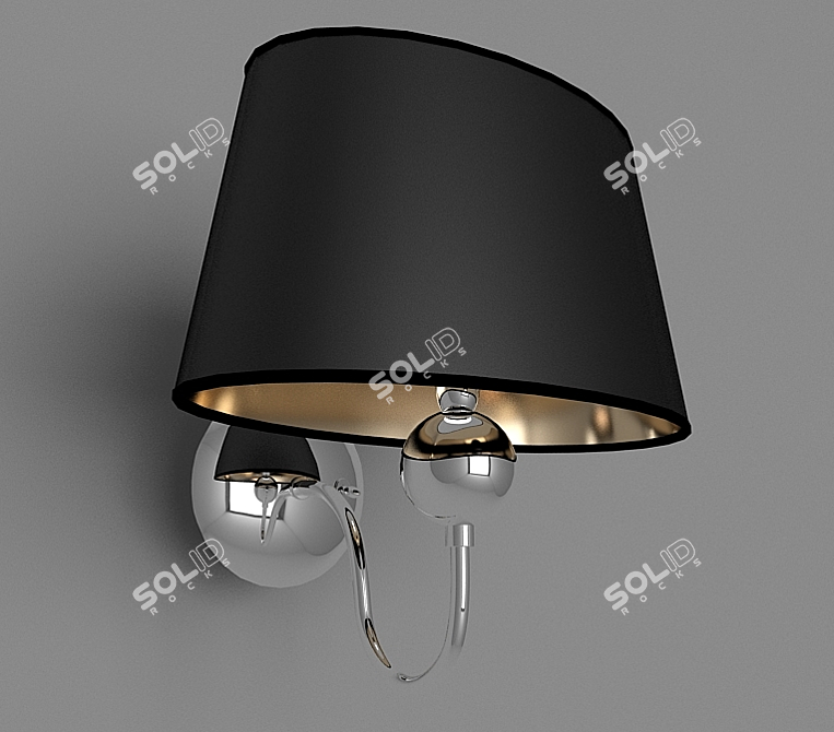 Elegant PROFI Artelamp Turandot Wall Sconce 3D model image 1