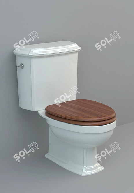 Elegant Jacob Delafon Toilet 3D model image 1