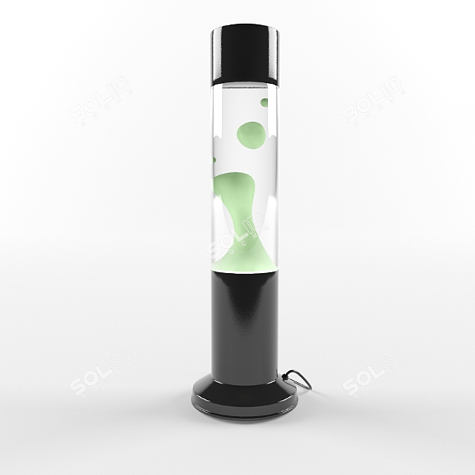 Title: Soothing Glow Lava Lamp 3D model image 1