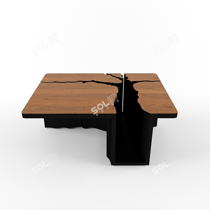 Rustic Woods Coffee Table 3D model image 1