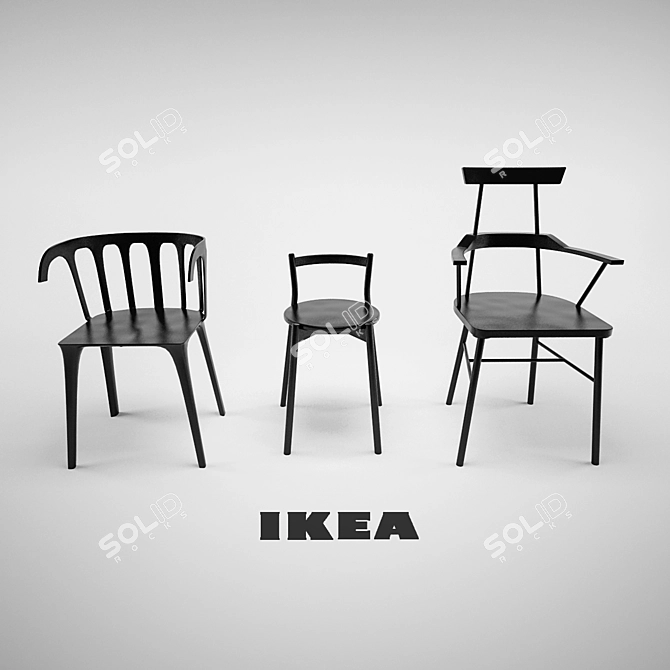 IKEA PS 2012: Modern and Versatile Design 3D model image 1