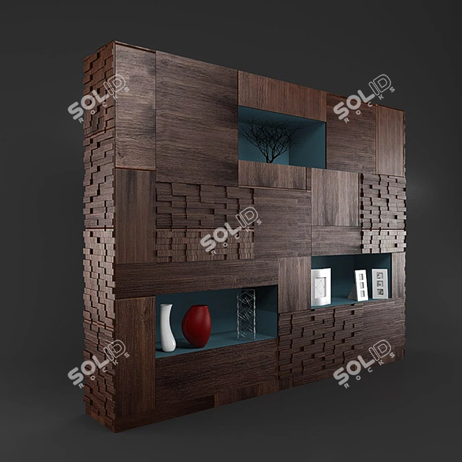 Custom-Made Closet: Beautifully Crafted 3D model image 1