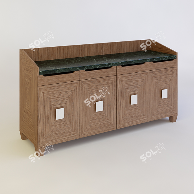 Interna Collection Colombo Chest of Drawers 3D model image 1