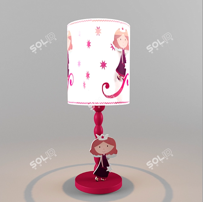 Kids' Room Table Lamp 3D model image 1