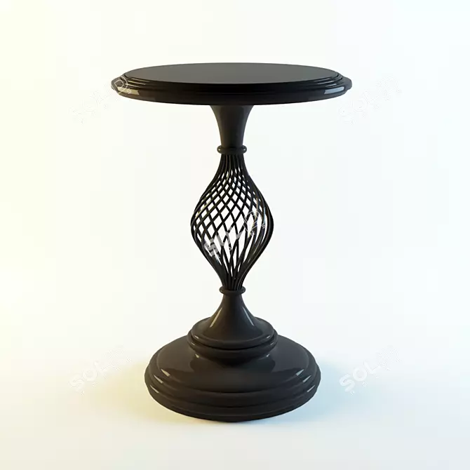 Fortuna Cage Side Table | Stylish and Functional 3D model image 1