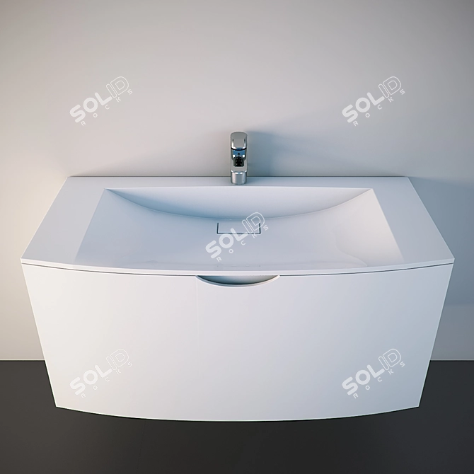 Next2U Sink Cabinet 3D model image 1