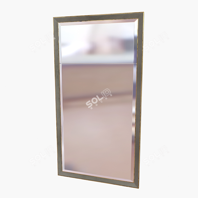 3D Max 2013-2010 FBX Obj Textured Mirror 3D model image 1