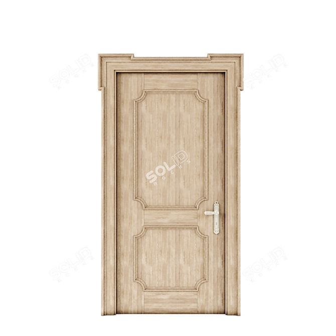 Classic Door 3D model image 1