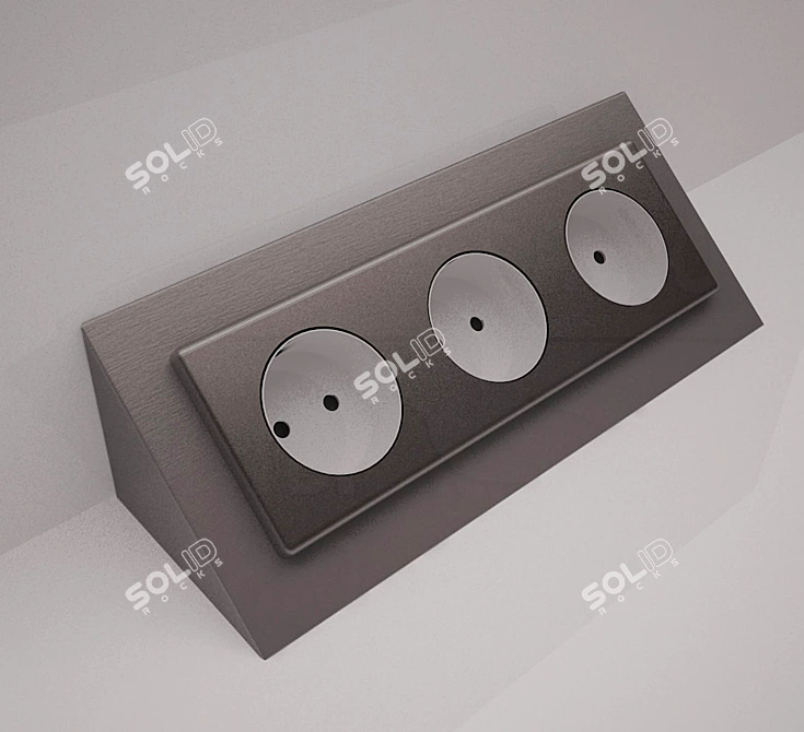 Sleek and Stylish Kitchen Outlet 3D model image 1