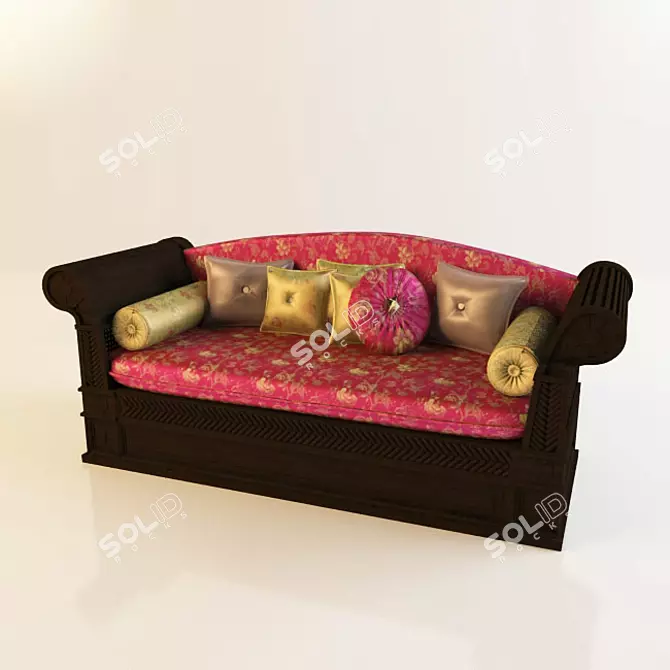 Comfort Plus Sofa 3D model image 1