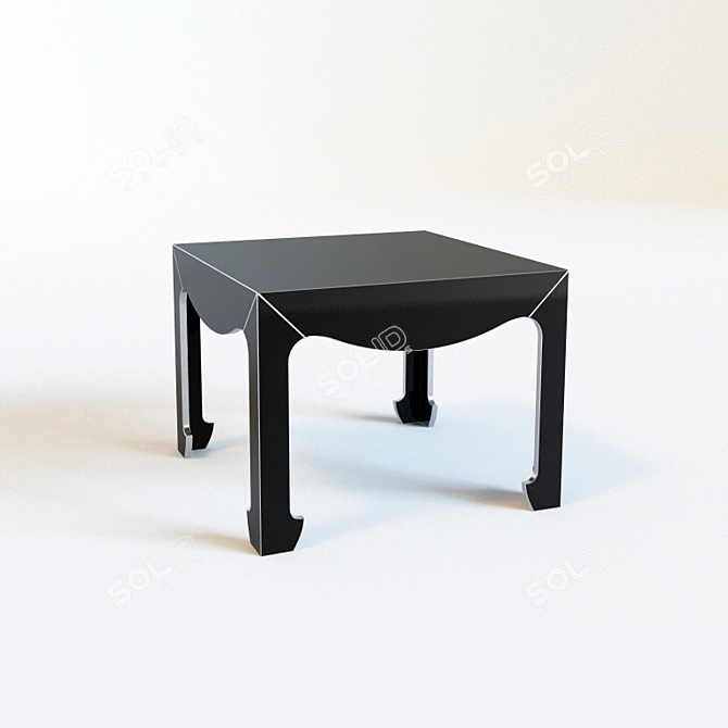 Lara Tea Table: A Chic Furnishing for Perfect Tea Moments 3D model image 1