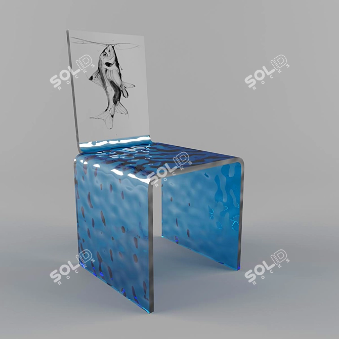 Innovative Chair by Aitali & Karim Rashid 3D model image 1