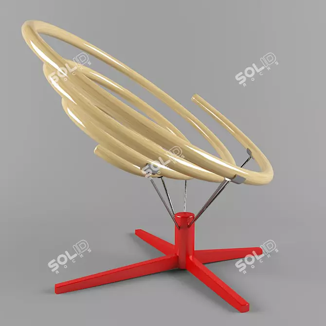 Spiral Style: Tivoli Chair 3D model image 1