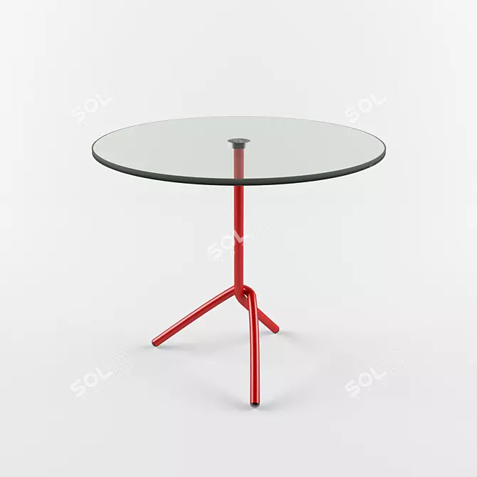 Modern Italian Design: Fil Side Table by Paolo Cappello 3D model image 1