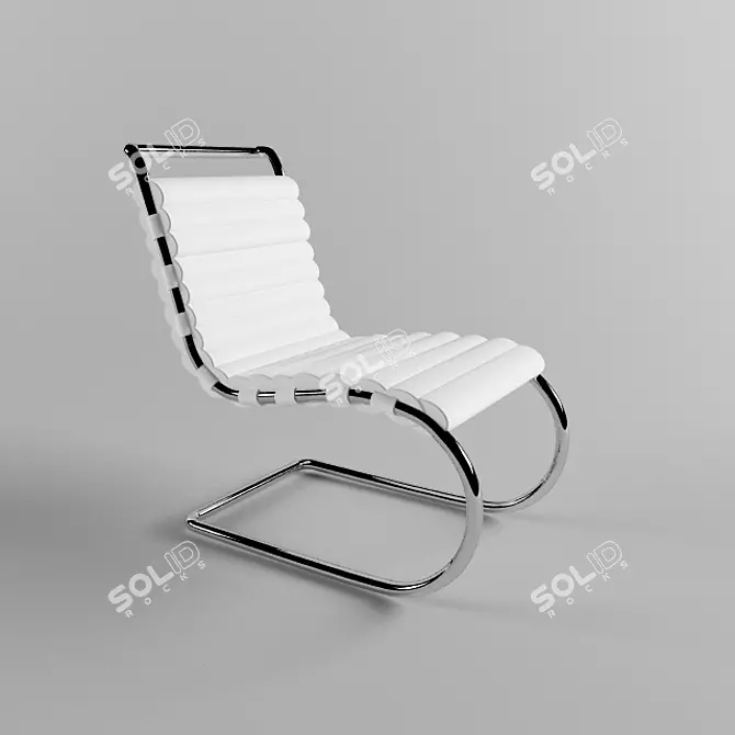 Elegant Art 324 Armchair 3D model image 1