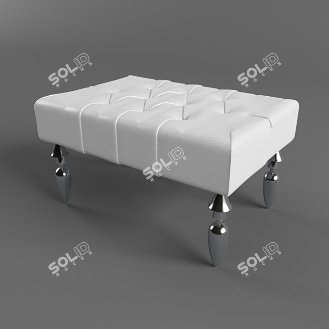 Minimalist Daybed: 280mm H x 350mm W x 500mm L 3D model image 1