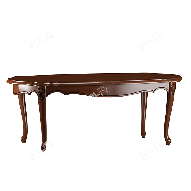 Modern Dining Table 3D model image 1