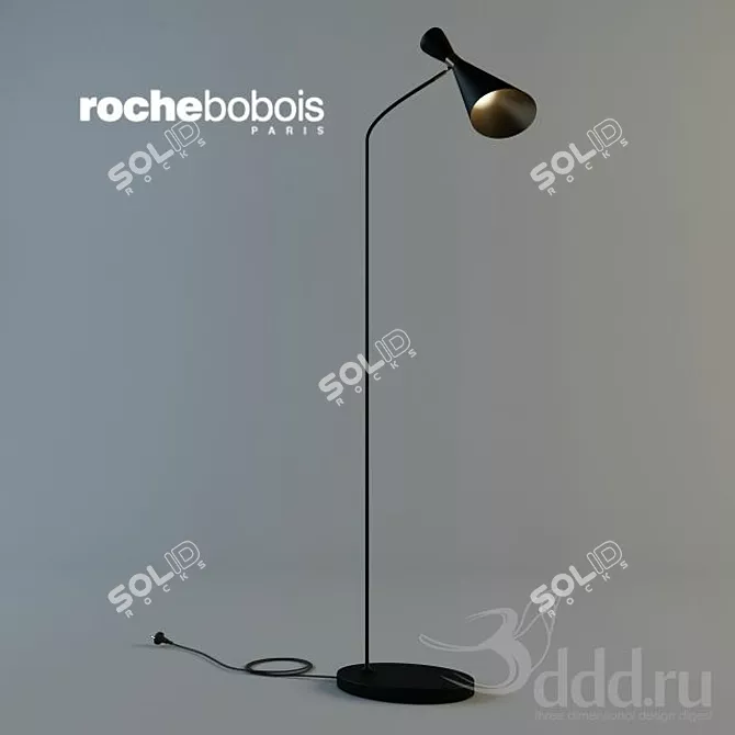 Roche Bobois Retro 50's Floor Lamp 3D model image 1