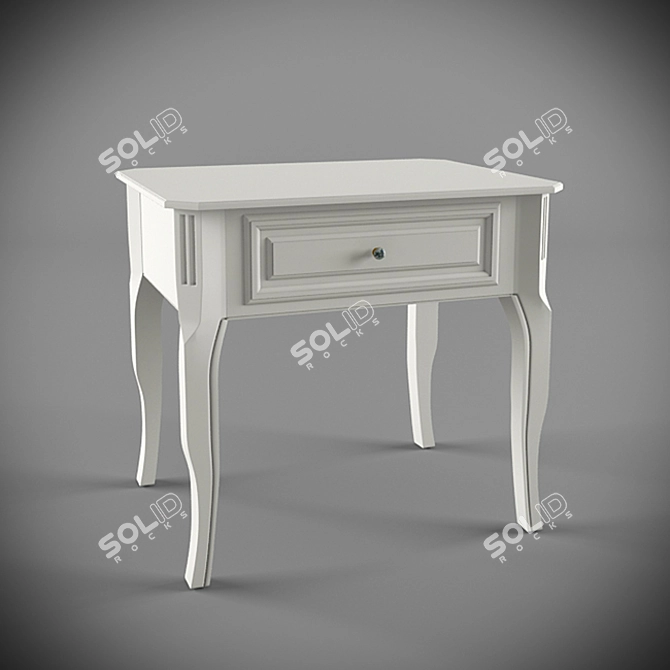 3DS Curbstone Shelf 3D model image 1