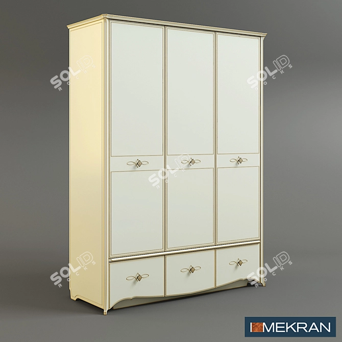 Florenc Collection Wardrobe: MAX-12 3D model image 1