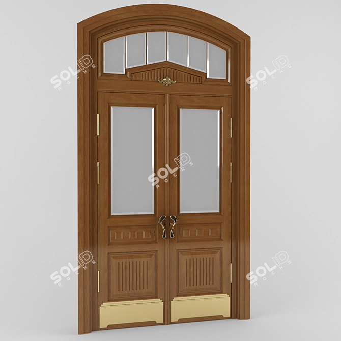 Morozov's Trading House Door 3D model image 1