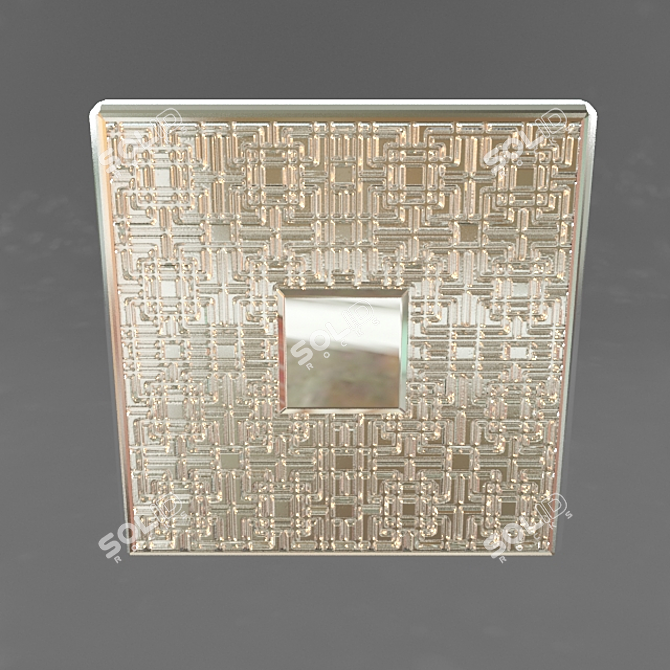 Caro Casa HD-90304 Mirror: Elegant and Compact 3D model image 1