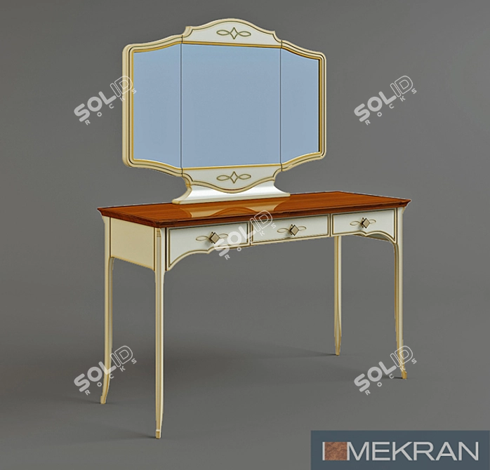 Florance Vanity Table for Your Bathroom 3D model image 1