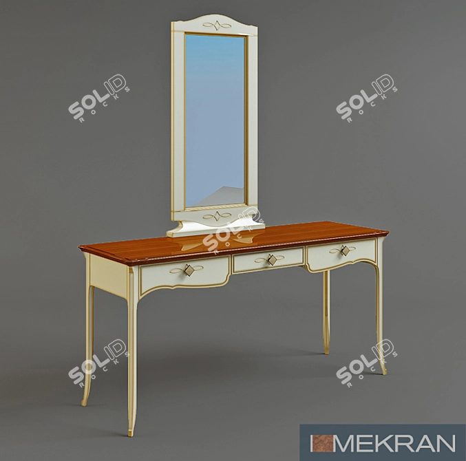 Florance Vanity Table 3D model image 1