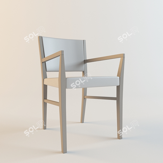 Capellini Class Chair 3D model image 1