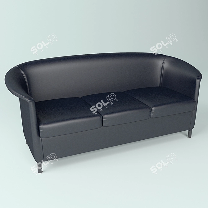 Aesthetic Aura XL Sofa 3D model image 1