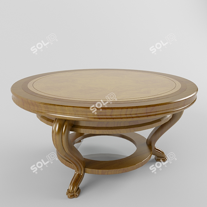 Modern Chinese Coffee Table 3D model image 1