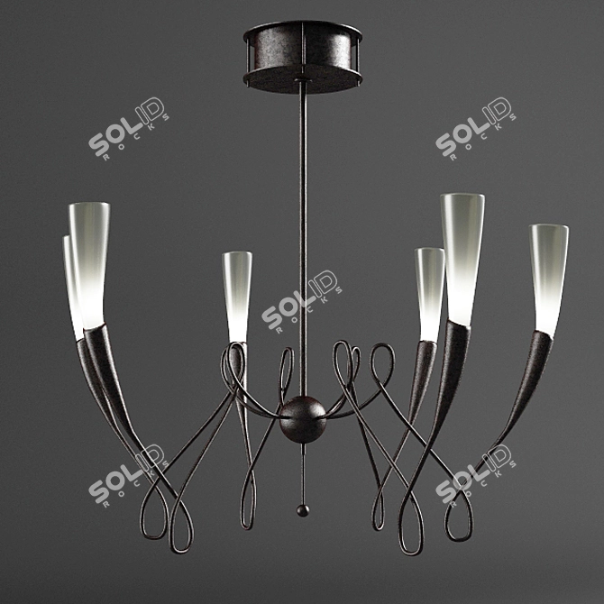 Modern PROFI Terzani Pendant Lighting 3D model image 1